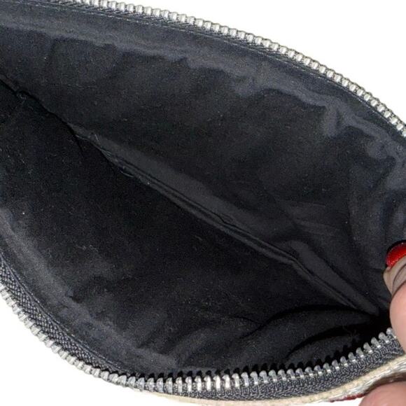 House of MUA MUA Sequin Clutch Wristlet Hand Embroidered Designer Italian Bag - Picture 3 of 16